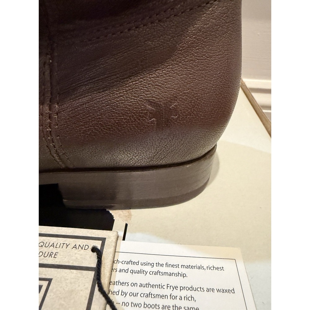 Frye Melissa Button Short Boots Size 10M Brown - Picture 6 of 12